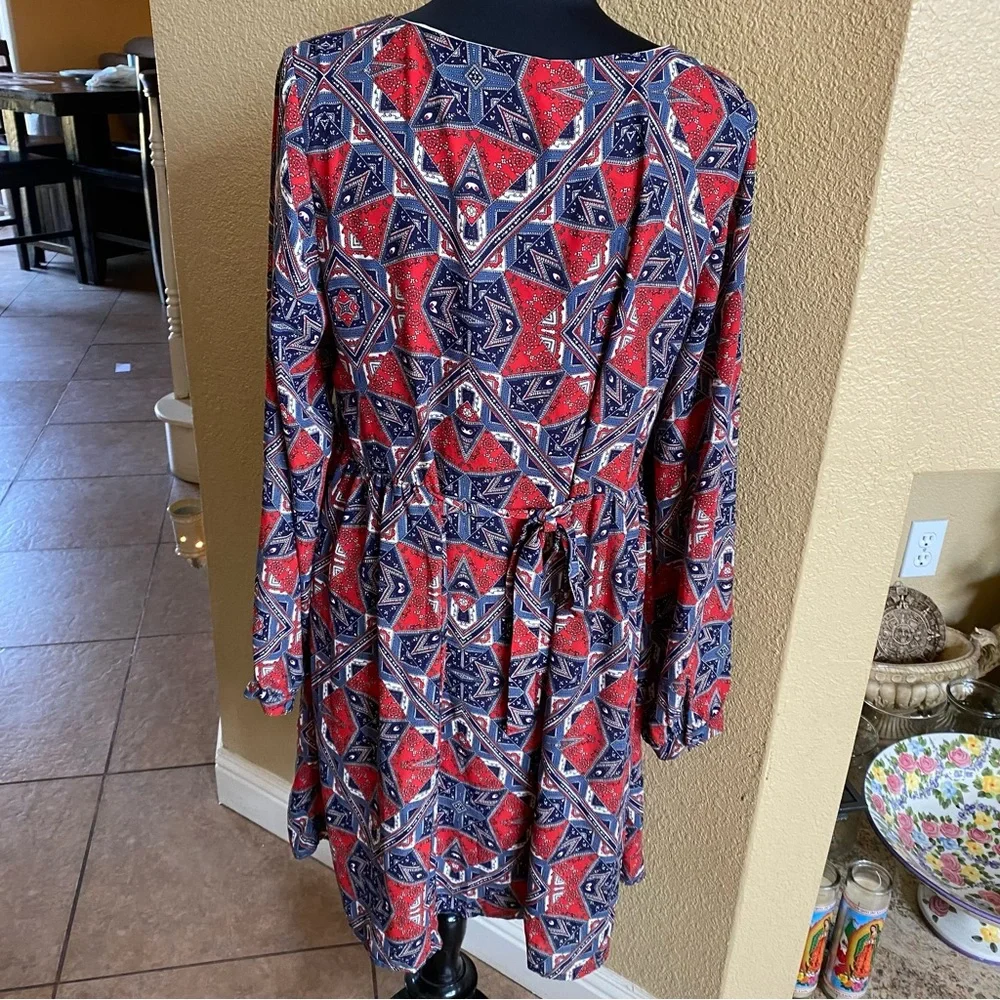 Anthropologie Paper Crown Efflorescence swing dress EUC